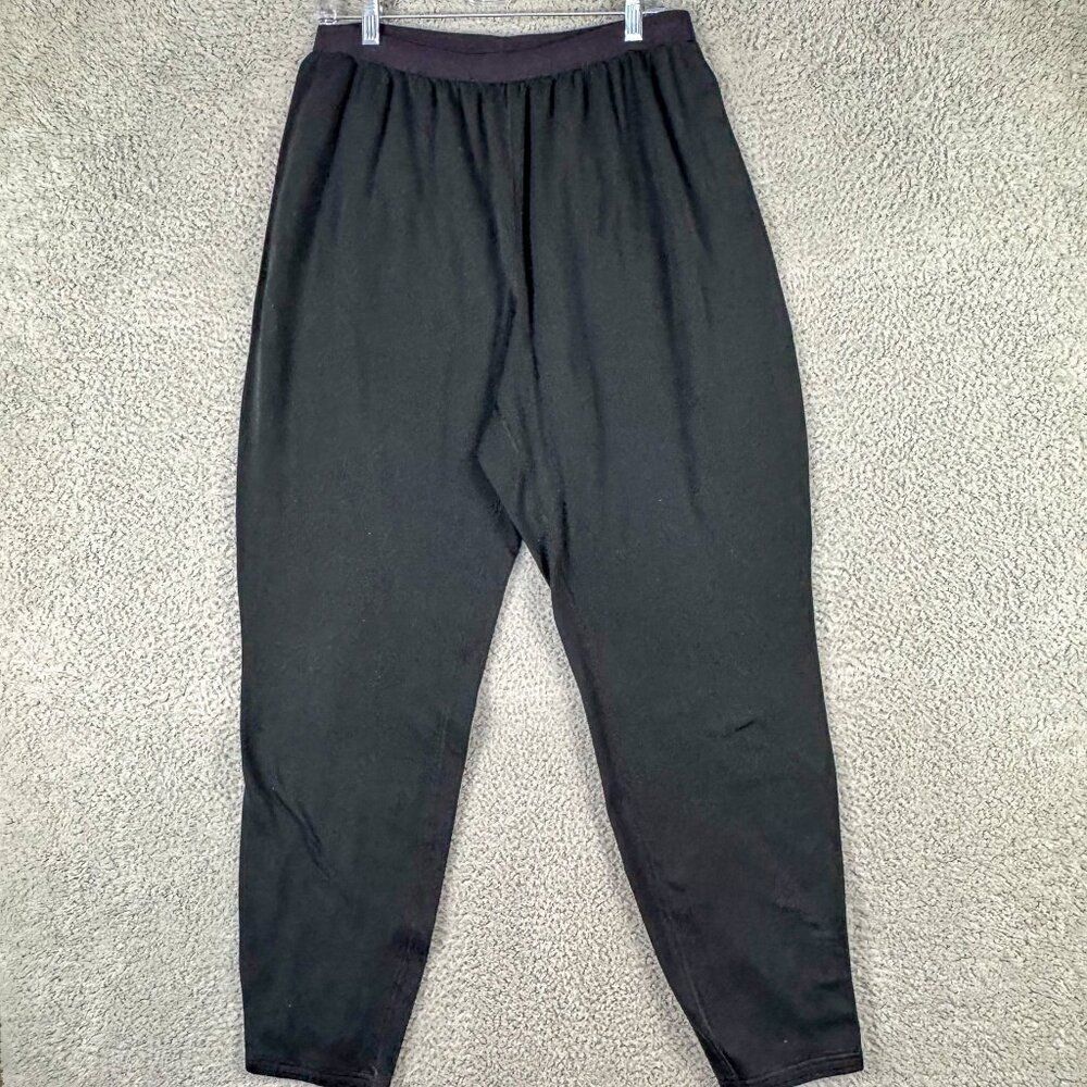 Patagonia Capilene Base Layer Pants Mens 2XL Black Long Johns Ski Snowboard Run - Picture 1 of 13